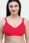 Maroon Clothing Single Layered Non Wired Full Coverage Sag Lift Bra (Pack of 2) - Multicolor — thumbnail 2